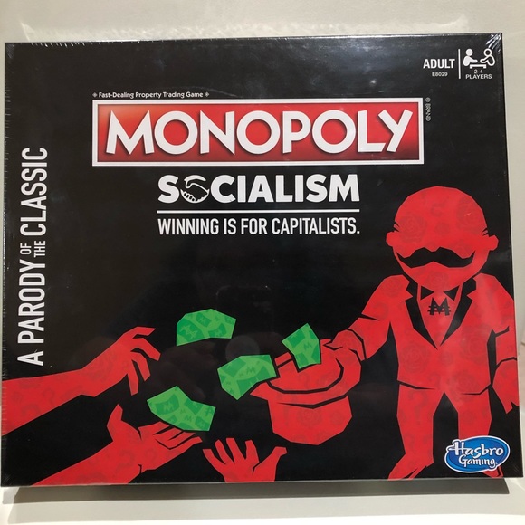 Parody Monopoly Socialism Winning Is For Capitalists A Parody Of The Classic NIB
